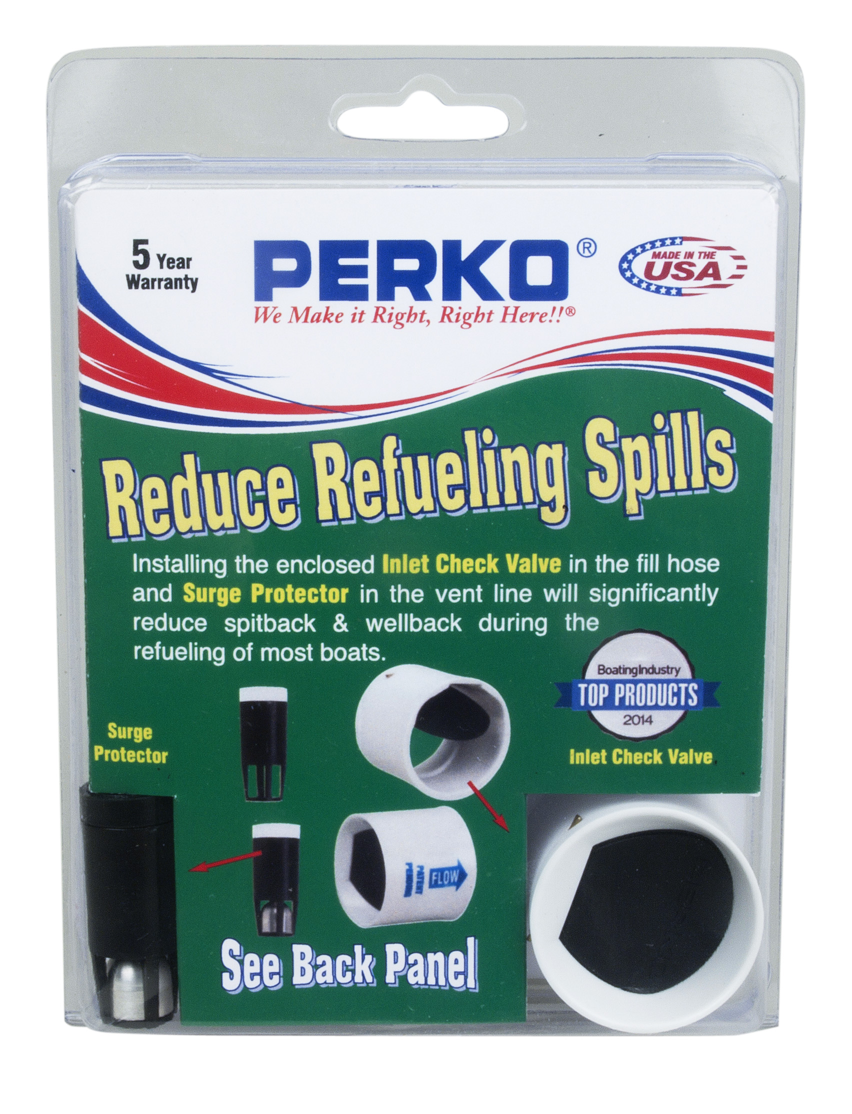 Boat fuel vent check valve