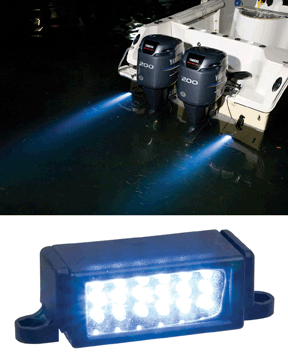 New LED trim tab lights simplify underwater illumination